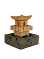 MINI PAGODA CHINA NARANJA Y NEGRO