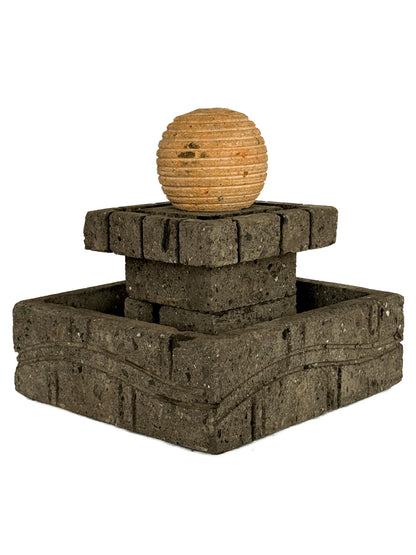 MINI BOLA LLORONA NARANJA Y NEGRA