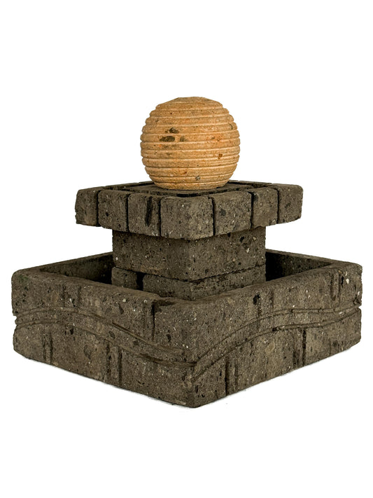 Mini fuente Bola Naranja/Negra
