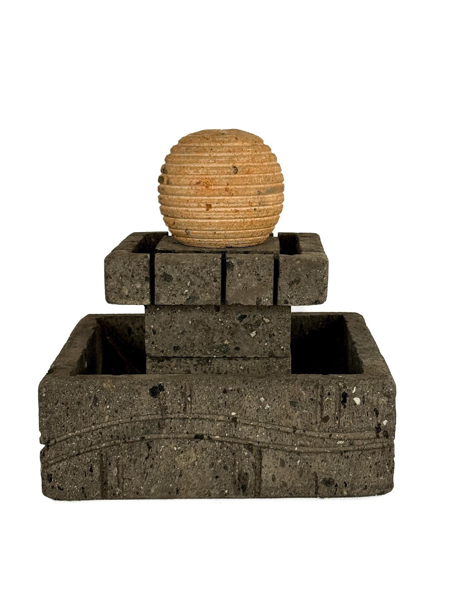 Mini fuente Bola Naranja/Negra