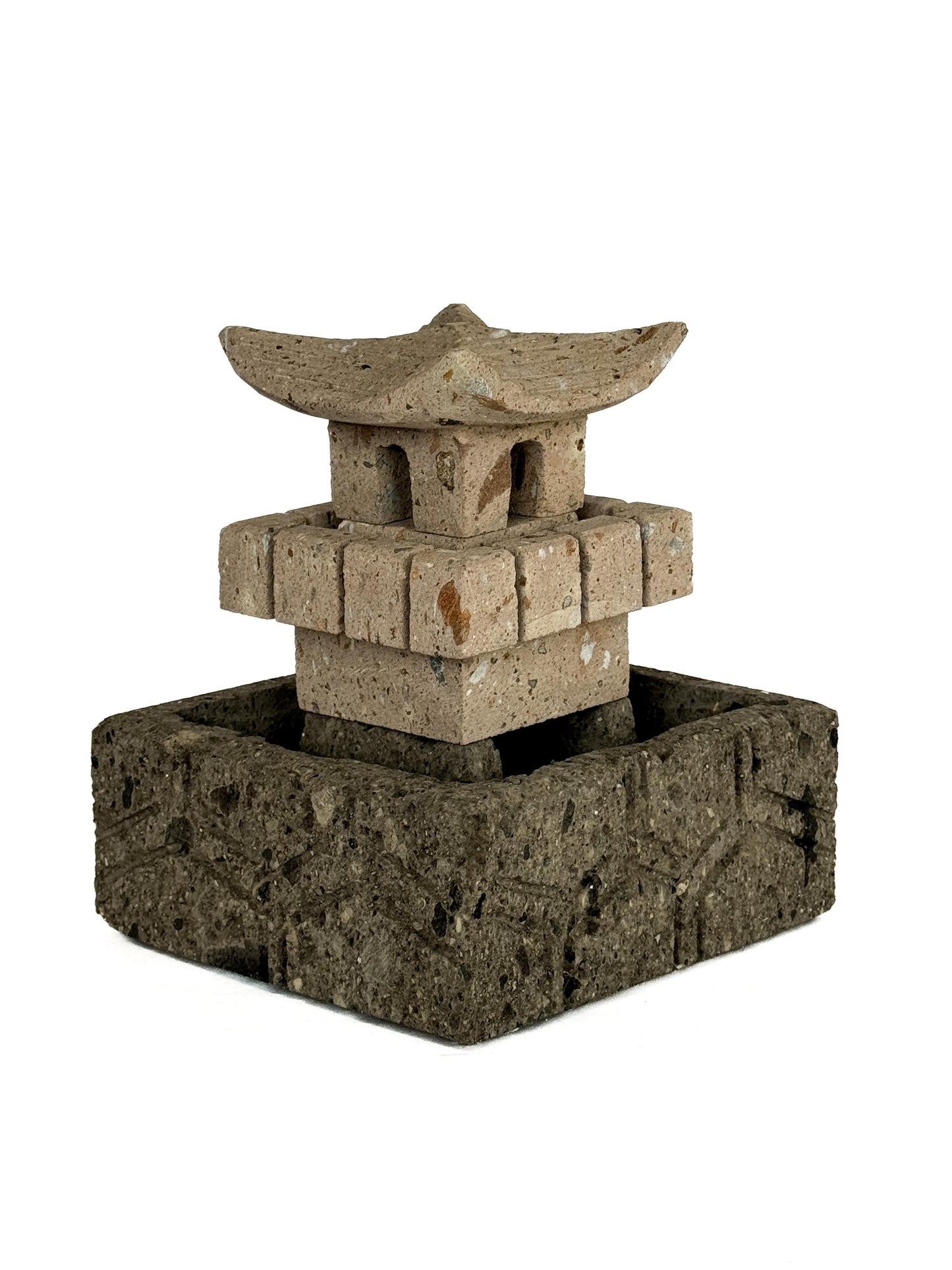 Mini Fuente Pagoda China Café/Negro