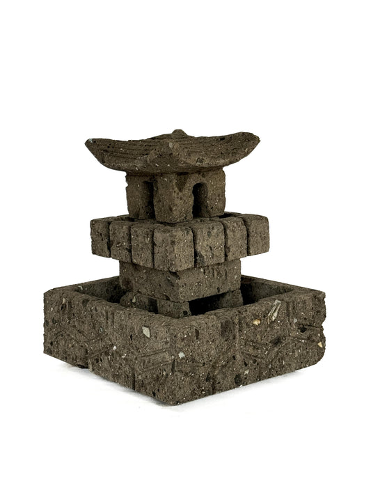 Mini Fuente Pagoda China Negra